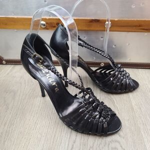 NWOB Delman Leather Heels Sandals size 6.5